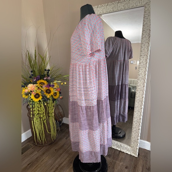 Ace & Jig • Swiss Dot Puff Sleeve Maxi Dress - Picture 10 of 15